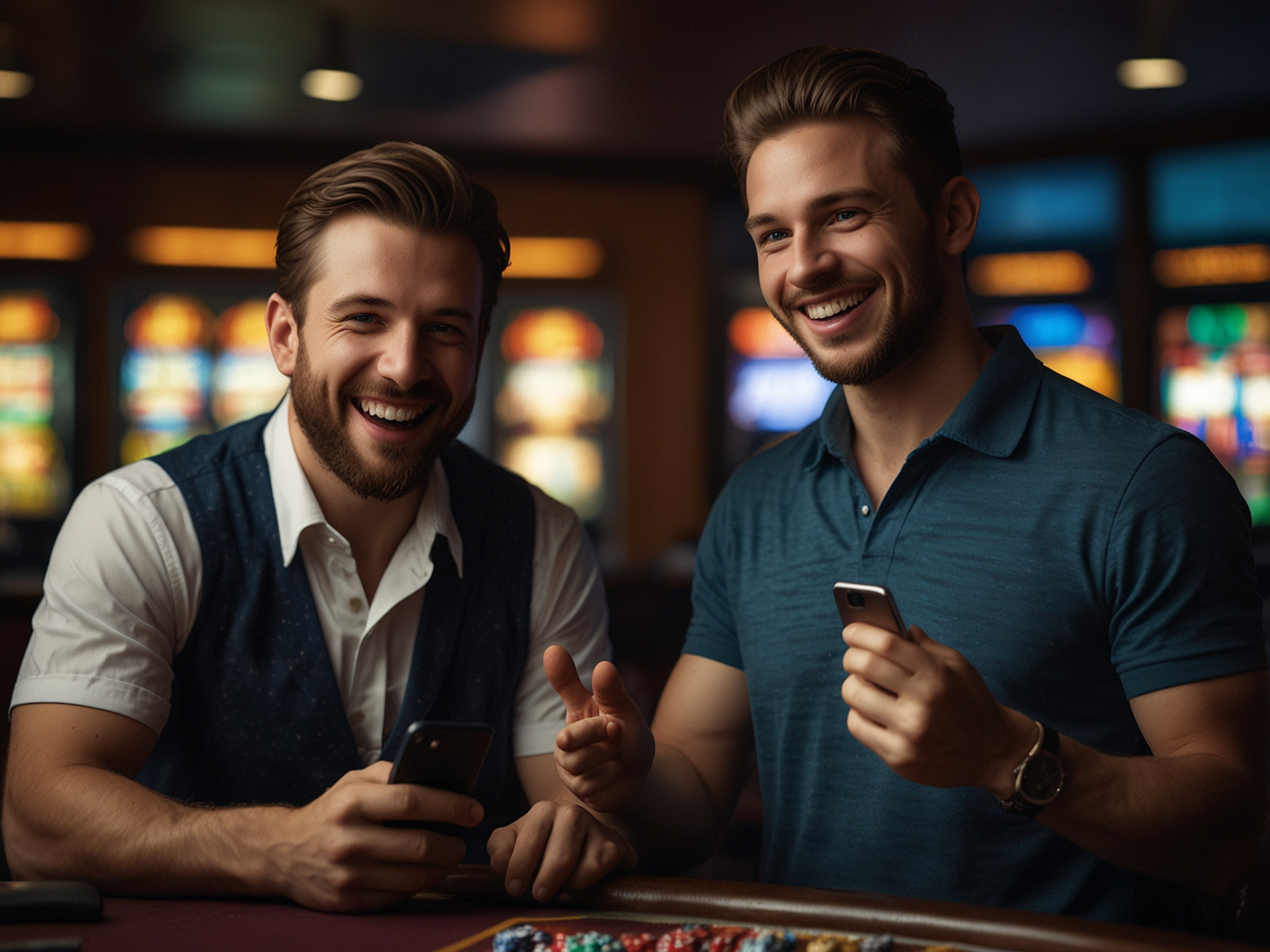 Jugadores disfrutando en Casino123 Argentina